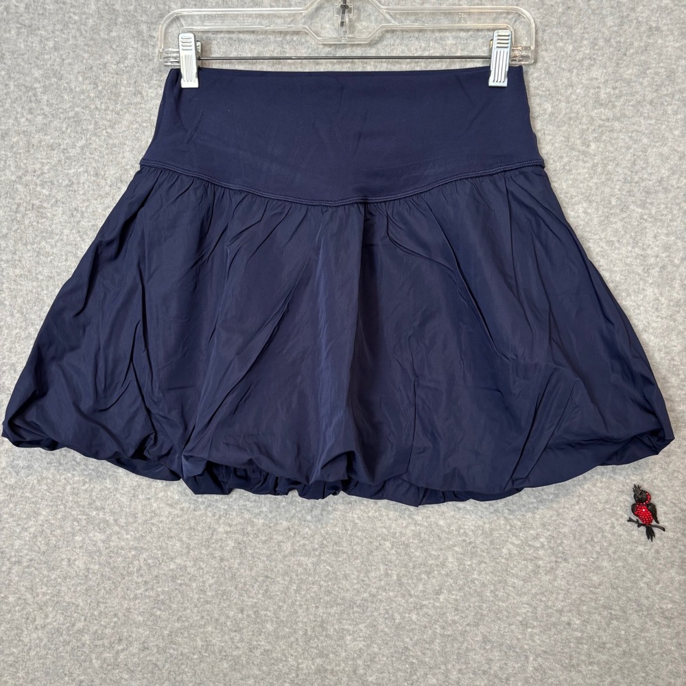 OFFLINE‎ by Aerie Women's Large Navy Blue Bubble Skort Active Mini Skirt Yoga
